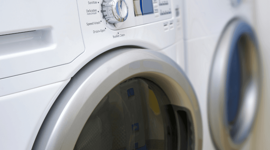 old washer and dryer